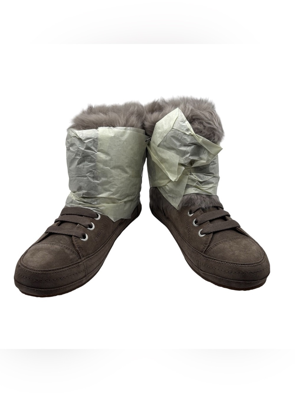 NWOT UGG Women's Antonie Fur-Trim Suede Boot Size 9 with Box - Picture 4 of 9